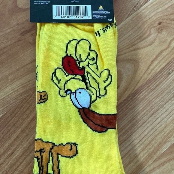 Nickelodeon Garfield crew Socks - Picture 2 of 2
